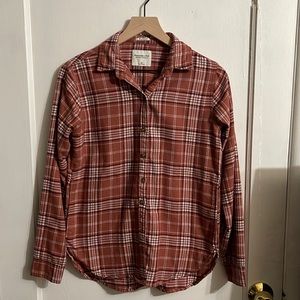 Soft Abercrombie & Fitch plaid flannel